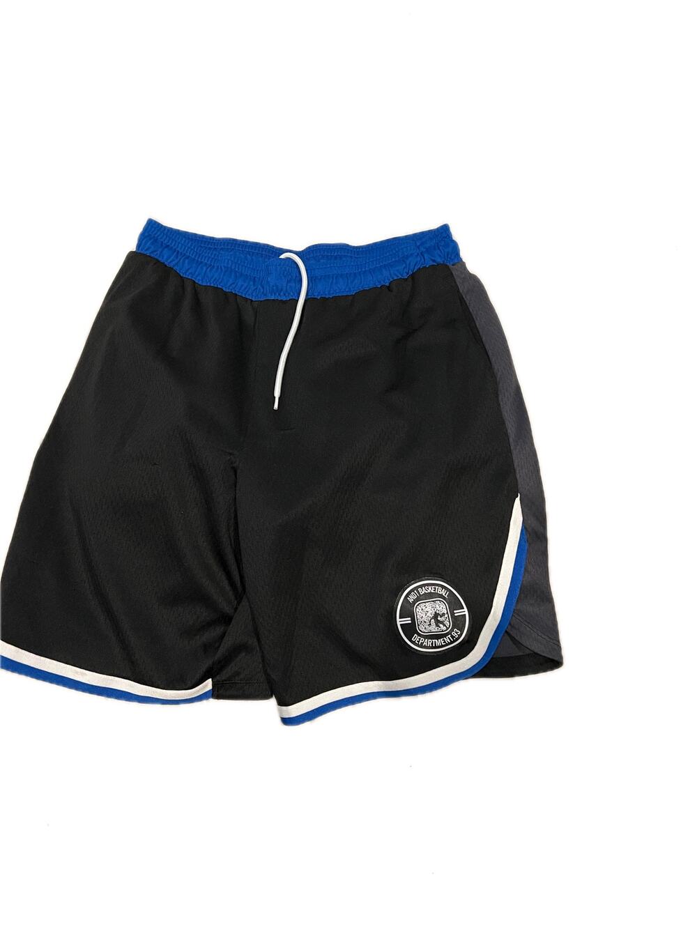 AND 1 Blue Black Basketball Shorts Mens Medium